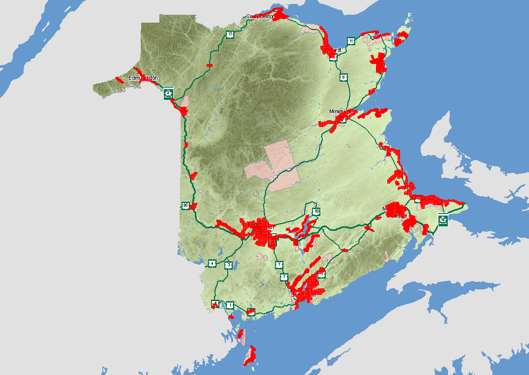 Nb Crown Land Map Data Catalogue - Geonb